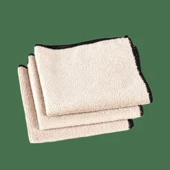 CASA MULTI Chiffon Microfibre Set De 3 Beige