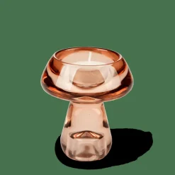CASA MUSHROOM Support Bougie Chauffe-plat Brun