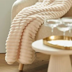 CASA NADI Plaid Blanc