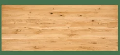 CASA NEW OAK Table à Manger Avec Pieds U En Métal