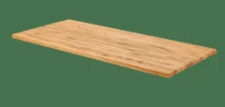 CASA NEW OAK Table à Manger Avec Pieds U En Métal