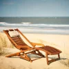 CASA NEW VIP Chaise Relax Sans Repose-pied Naturel