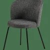 CASA OLIVIER Chaise De Salle à Manger Gris
