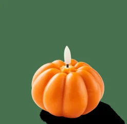 CASA PUMPI Bougie Led Orange
