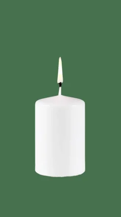 CASA PURE Bougie Cylindrique Blanc