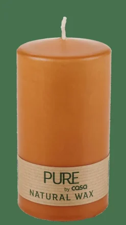 CASA PURE Bougie Cylindrique Caramel
