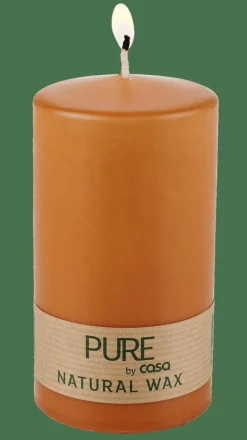 CASA PURE Bougie Cylindrique Caramel