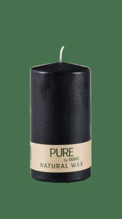 CASA PURE Bougie Cylindrique Noir