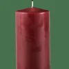 CASA PURE Bougie Cylindrique Rouge Foncé