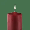 CASA PURE Bougie Cylindrique Rouge Foncé