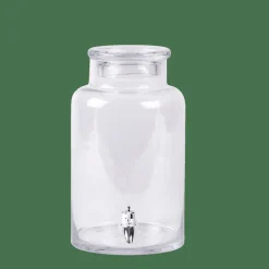 CASA PURI Réservoir à Boisson Avec Robinet 5,5 L Transparent
