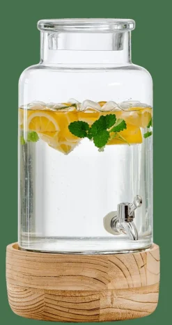 CASA PURI Réservoir à Boisson Avec Robinet 5,5 L Transparent