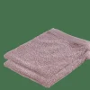 CASA RECYCLE Gants De Toilette Set De 2 Mauve