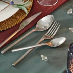 CASA RECYCLE Set De Table Blanc Cassé