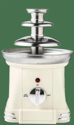 CASA RETRO FUN Fontaine à Chocolat Crème