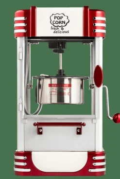 CASA RETRO FUN Machine à Pop-corn XL Rouge
