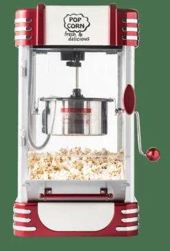 CASA RETRO FUN Machine à Pop-corn XL Rouge