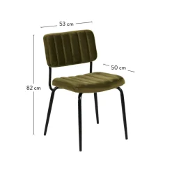 CASA ROXY Chaise De Salle à Manger Largeur : 46cm