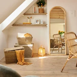 CASA RUBBERWOOD Miroir Naturel