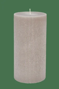 CASA RUSTIC Rib Bougie Gris