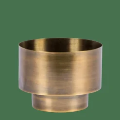 CASA SATURN Pot De Fleurs Bronze