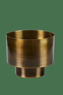 CASA SATURN Pot De Fleurs Bronze