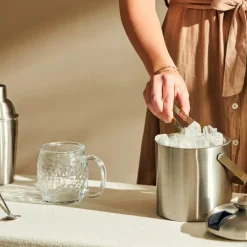 CASA SHAKE & STIR Seau à Glace Avec Pince 1,3l