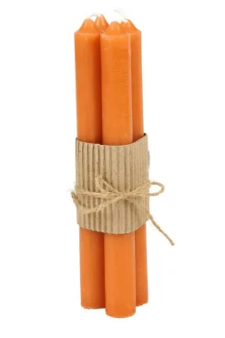 CASA SHORTY Bougies Dîner Orange