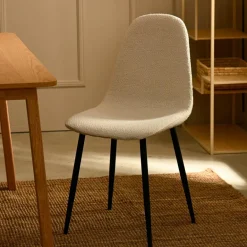 CASA SILKE Chaise De Salle à Manger Bouclette