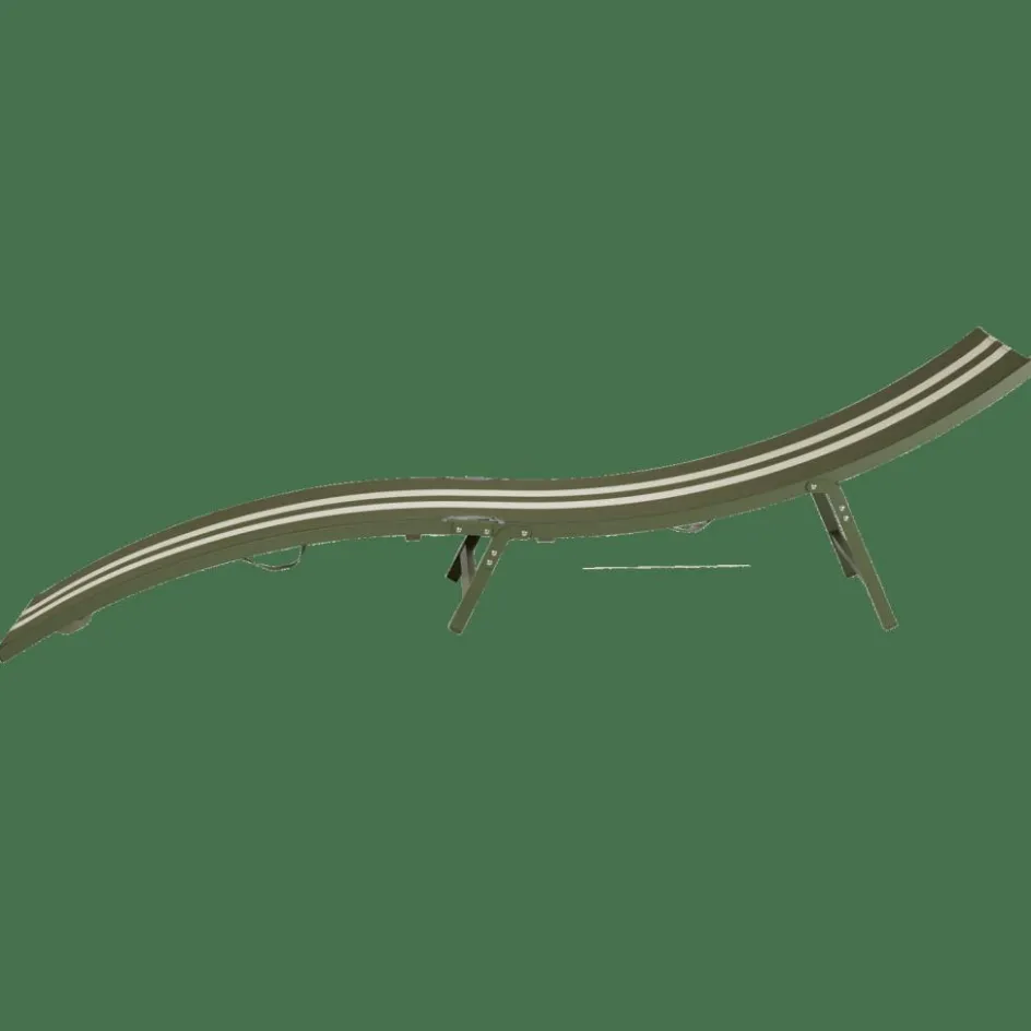 CASA SILVES Chaise Longue Set De 2 Kaki Ray