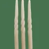 CASA SPIRAL Bougie S/3 Taupe