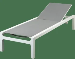 CASA SYDNEY Chaise Longue Blanc