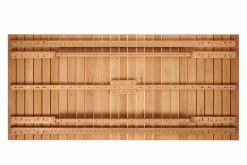 CASA TEAK LUXE Chaise Longue Naturel