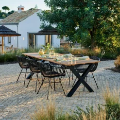 CASA TEAK LUXE Chaise Longue Naturel