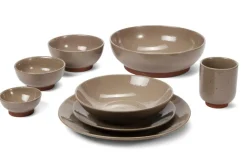 CASA TERRA Assiette Taupe