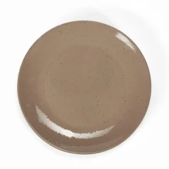 CASA TERRA Assiette Taupe