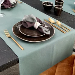 CASA UNILINE Chemin De Table Vert Foncé
