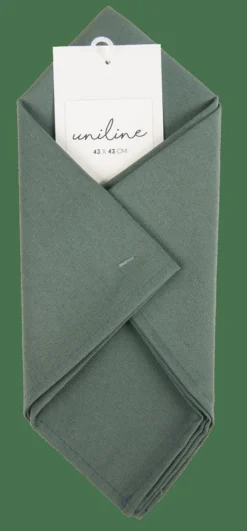 CASA UNILINE Serviette Vert Foncé