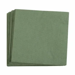 CASA UNI Set De 20 Serviettes Rouge