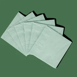 CASA UNI Set De 20 Serviettes Vert