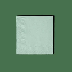 CASA UNI Set De 20 Serviettes Vert