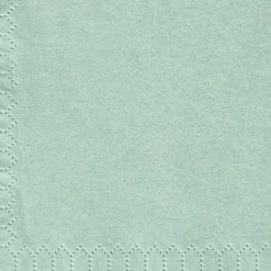CASA UNI Set De 20 Serviettes Vert