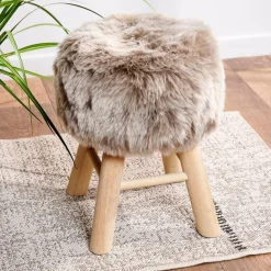 CASA VALERIE Tabouret Beige