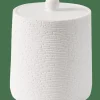CASA WHITE ELEGANCE Boîte à Coton Avec Couvercle Blanc