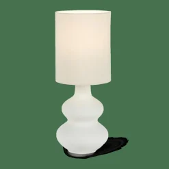 CASA WHITESTONE Lampe De Table Avec Abat-jour E27 Blanc Cassé