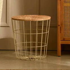 CASA WIRE Table D'appoint Sable