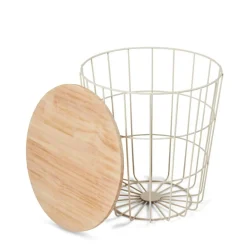 CASA WIRE Table D'appoint Sable