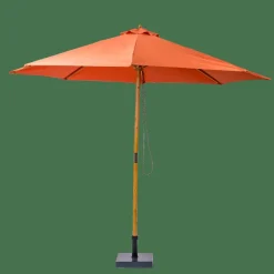 CASA WOOD Parasol Sans Pied De Parasol Couleur Rouille