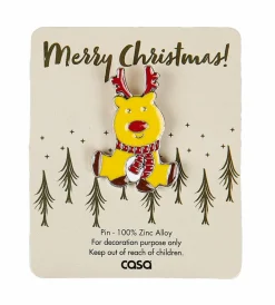 CASA X-MAS Set à Pâtisserie 4P. Spatule Avec 3 Emporte-pièces Doré, Multicolore