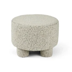 CASA ZENO Pouf Gris